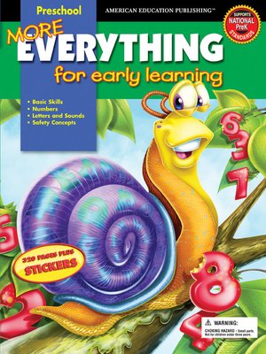 cover image of More Everything for Early Learning, Grade Preschool